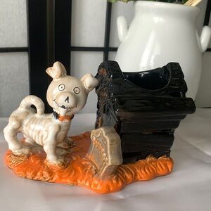 Yankee Candle - BONEY BUNCH 2013 Bonesy Dog House Candel Holder 🎃🐶🦴